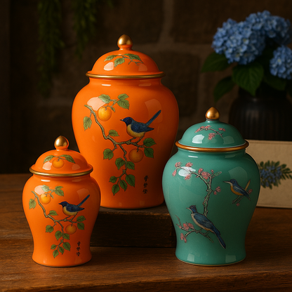 Skorter teapot in oriental ceramics