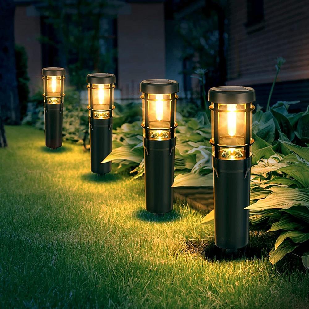 Skorter | Solar path lights, solar outdoor lights up to 14 hrs. Outdoor waterproof, IP65 waterproof solar garden lights for paths walkways
