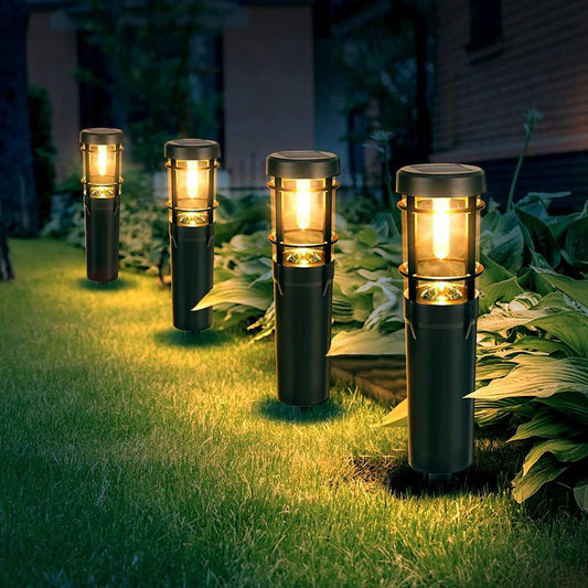 Skorter | Solar path lights, solar outdoor lights up to 14 hrs. Outdoor waterproof, IP65 waterproof solar garden lights for paths walkways