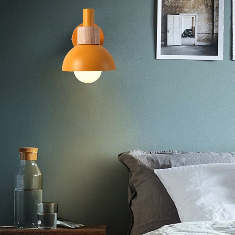 Skorter | ElmRadiance - Wood Wall Lamp