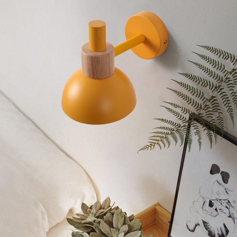 Skorter | ElmRadiance - Wood Wall Lamp