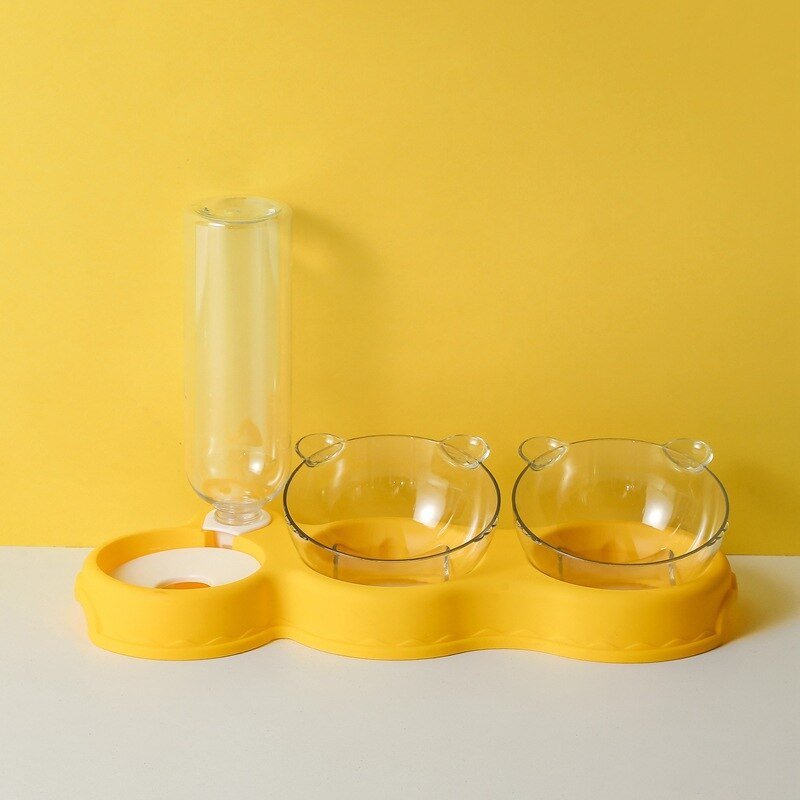 Skorter | FEASTFLOW – 3-in-1 Elevated Feeding Station with Automatic Water Dispenser