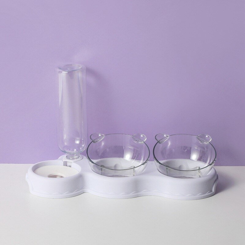 Skorter | FEASTFLOW – 3-in-1 Elevated Feeding Station with Automatic Water Dispenser