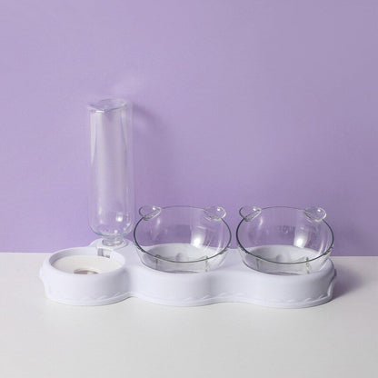 Skorter | FEASTFLOW – 3-in-1 Elevated Feeding Station with Automatic Water Dispenser