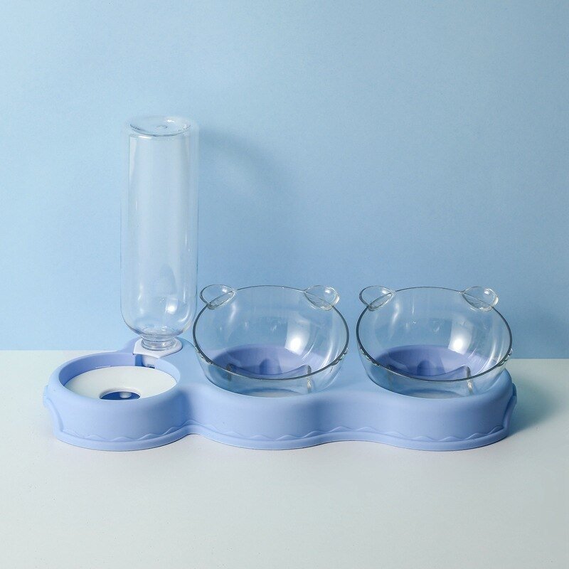 Skorter | FEASTFLOW – 3-in-1 Elevated Feeding Station with Automatic Water Dispenser