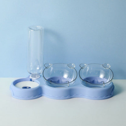 Skorter | FEASTFLOW – 3-in-1 Elevated Feeding Station with Automatic Water Dispenser