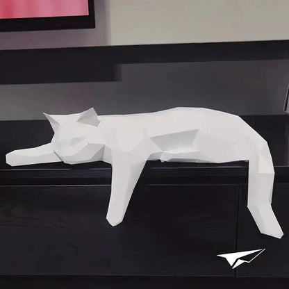 Skorter | Modern Decorative Cat Figurine for Home Interiors