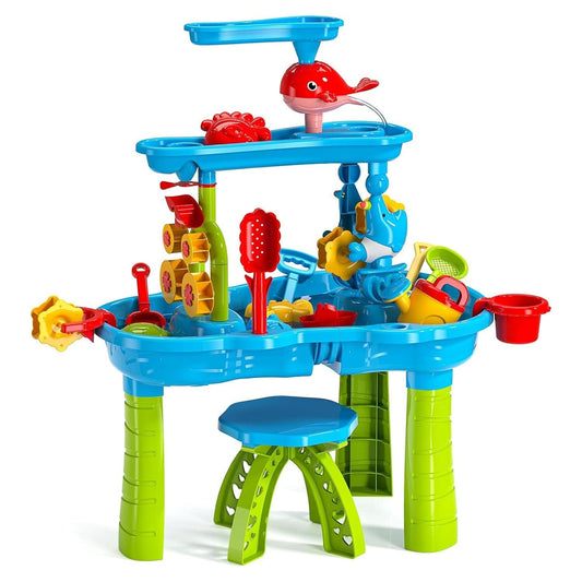 Skorter | Children's Sand Water Table for 3-6 Years Old Sensory Training Friendship Building