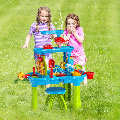 Skorter | Children's Sand Water Table for 3-6 Years Old Sensory Training Friendship Building
