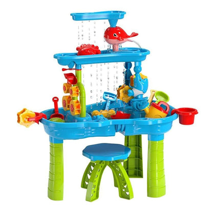 Skorter | Children's Sand Water Table for 3-6 Years Old Sensory Training Friendship Building