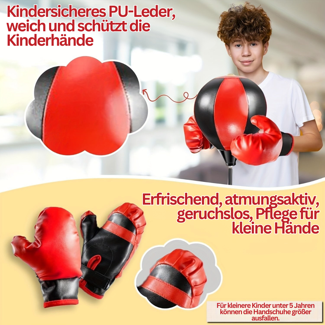 Skorter | BoksFun JuniorSet – Adjustable Punching Bag with Gloves for Children
