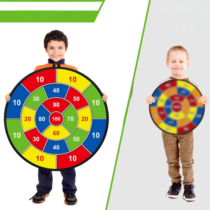 Skorter | Double-Sided Kids Dart – Large Safe Dartboard for Indoors & Outdoors