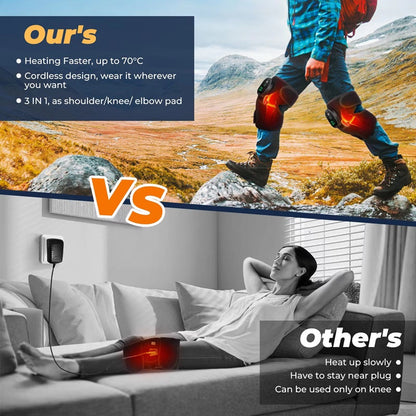 Skorter | 3-in-1 Knee Heating Pad with Smart Temperature Control