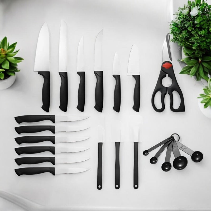 Skorter | 22-Piece Premium Knife Set with Block