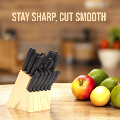 Skorter | 22-Piece Premium Knife Set with Block