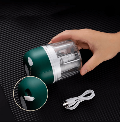 Skorter | ChopEase Electric Garlic Press – USB Rechargeable – Compact & Powerful – 250ml