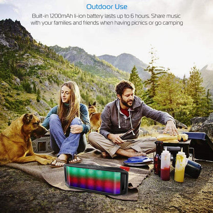 Skorter | KOCASO LED Wireless Speaker Dynamic Multicolor Hands-Free