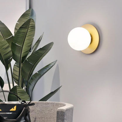 Skorter | Valentina Modern LED Ceiling/Wall Lamp Dining Room Black/Gold Glass