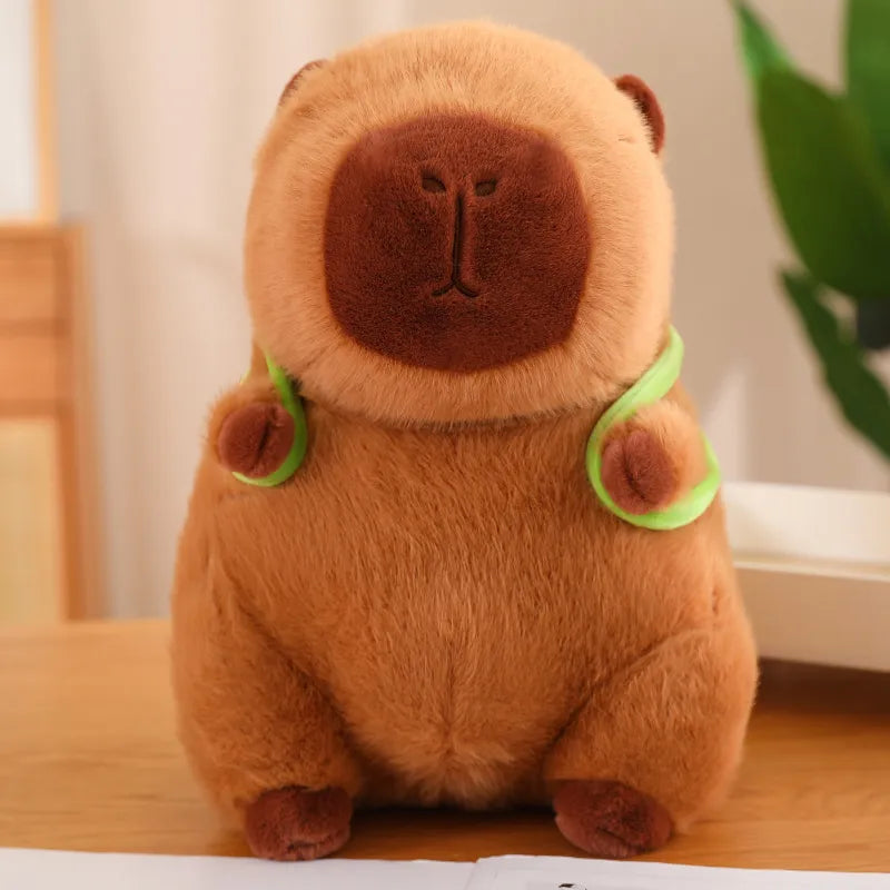Skorter | Cute Capybara Plush with Turtle Backpack - CapyBuddy