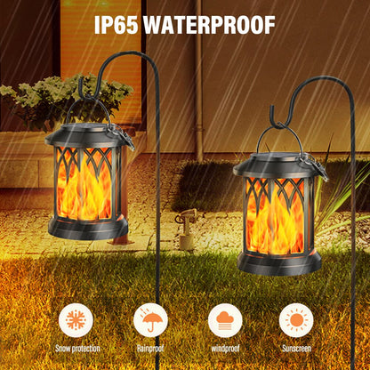 Skorter | FlameGlow™ - Hanging Solar Flame Lantern (2-Pack)