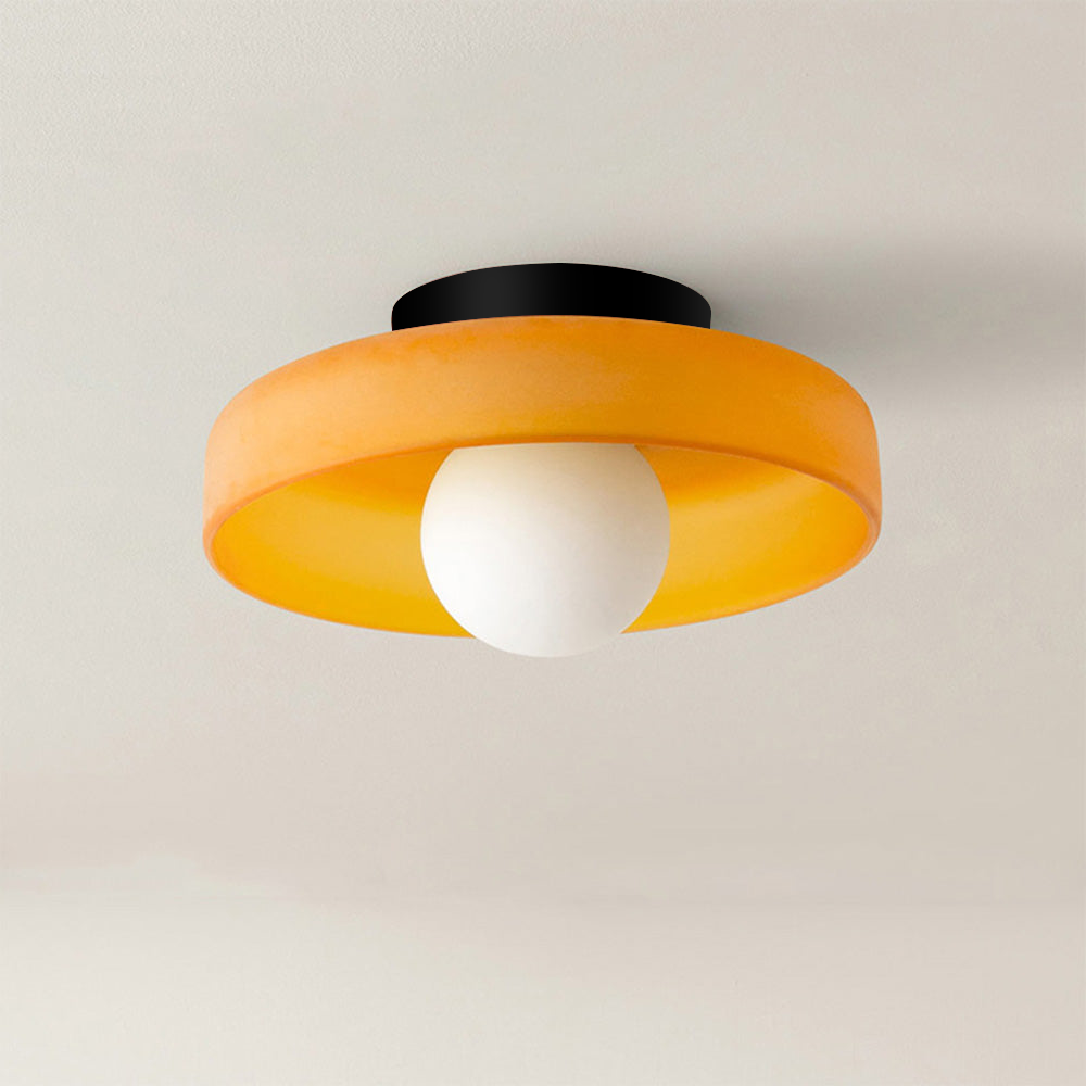 Skorter | LED Round Flush Mount Ceiling Light Fixture - Modern Energy-Efficient Lighting for Contemporary Home Décor & Low Ceilings