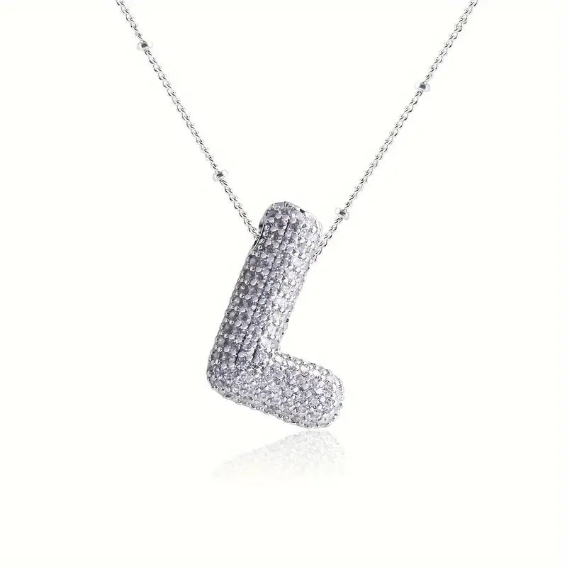 Skorter | Alphabet-Diamond-Pendant-Necklace