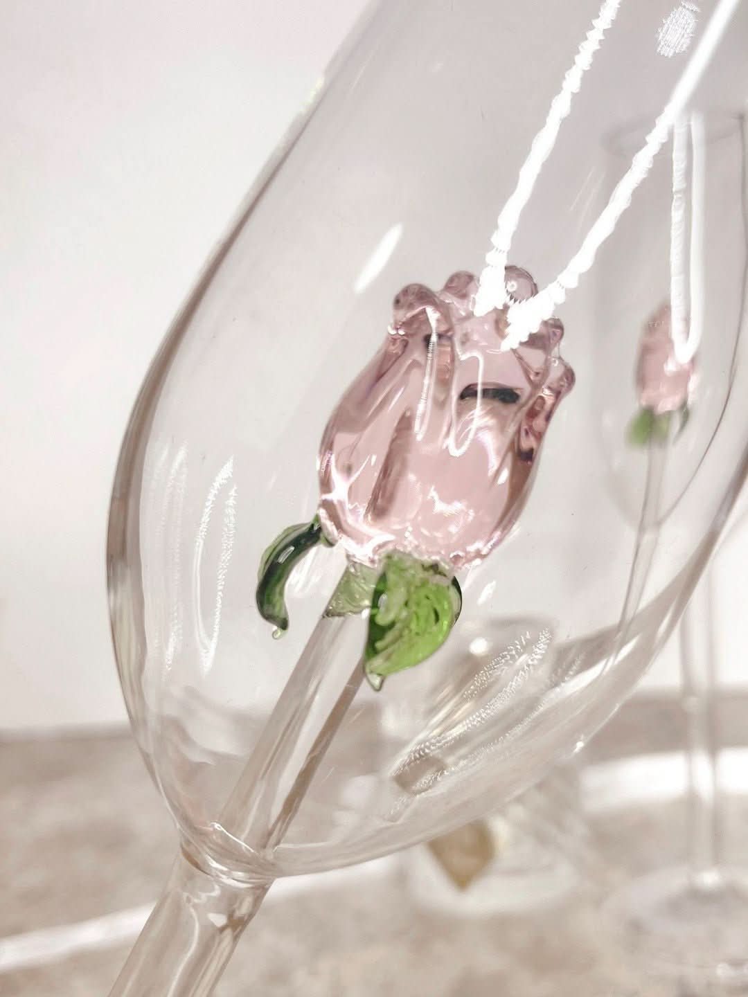 Skorter | La Vie En Rose | Champagne Glass - Handmade