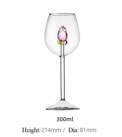 Skorter | La Vie En Rose | Champagne Glass - Handmade
