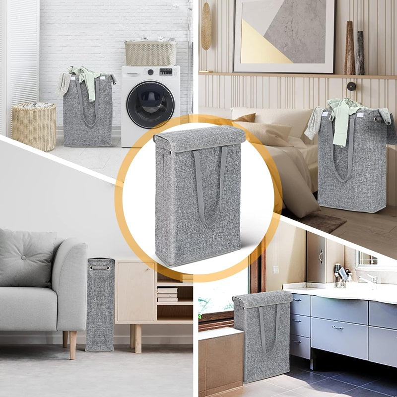 Skorter | 45L Slim Laundry Hamper with Lid