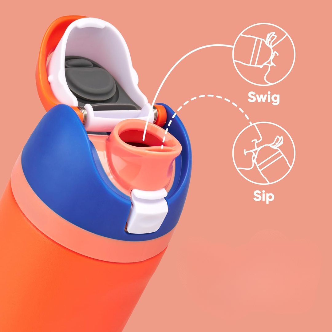 Skorter | Leak-proof Insulated Stainless Steel Water Bottle with Straw - BPA-free