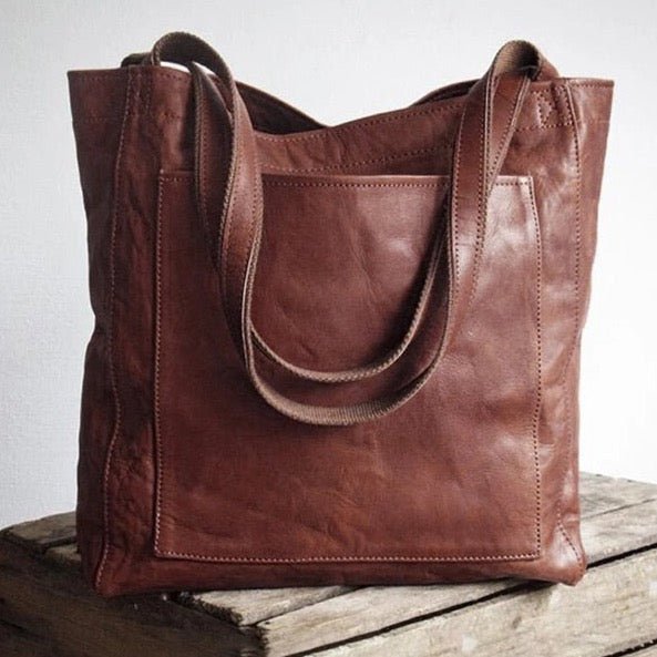 Skorter | Elegant Women's Leather Handbag – Timeless Style for Work & Casual Wear