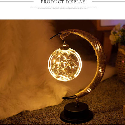 Skorter | LED Ball Lamp Wrought Iron Moon Lamp