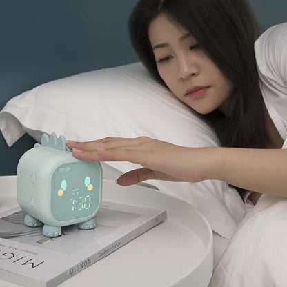 Skorter | LED Cartoon Alarm Clock Voice Control Digital