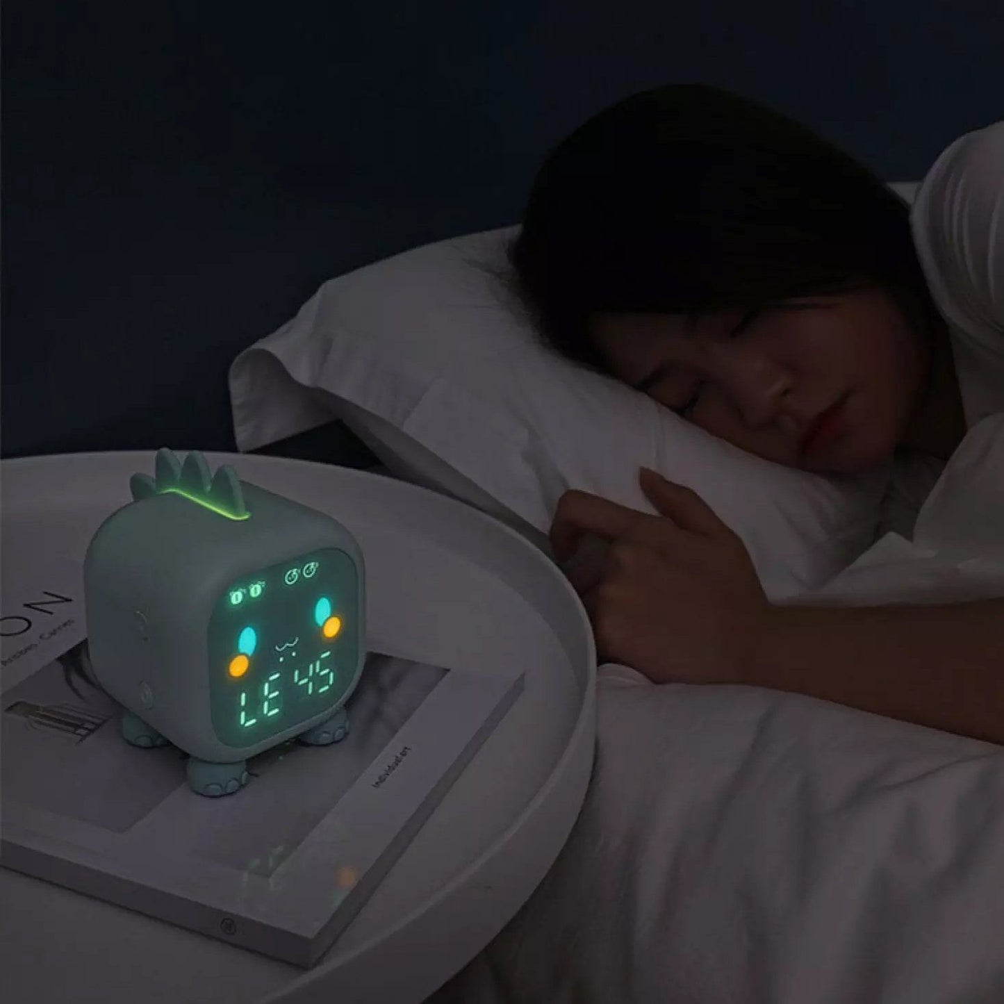 Skorter | LED Cartoon Alarm Clock Voice Control Digital