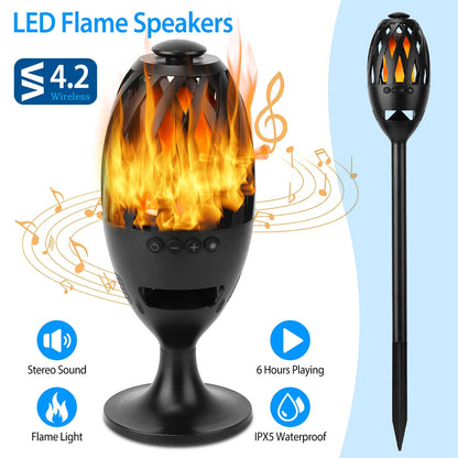Skorter | LED Flame Speakers Torch