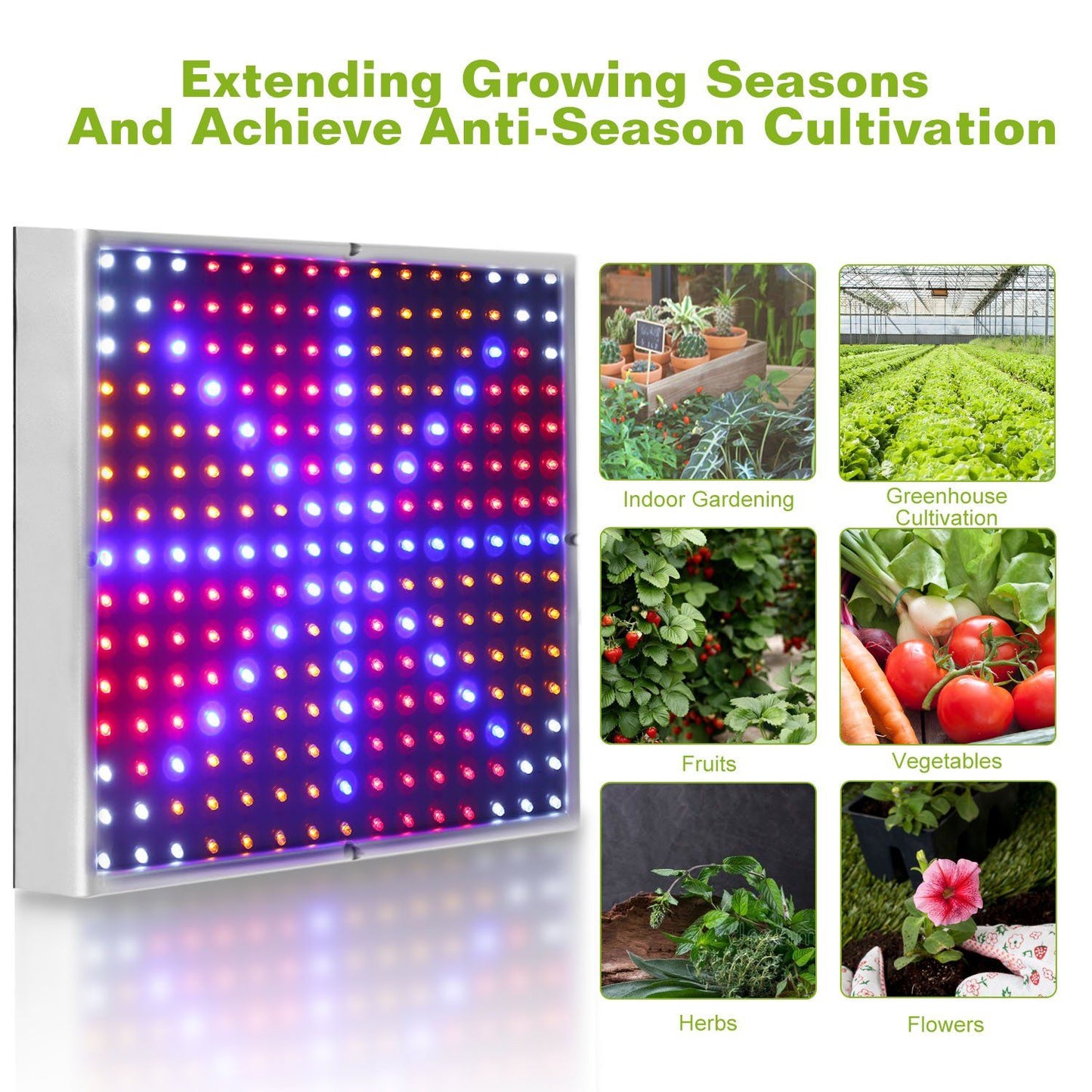 Skorter | LED Grow Light Full Spectrum Hanging
