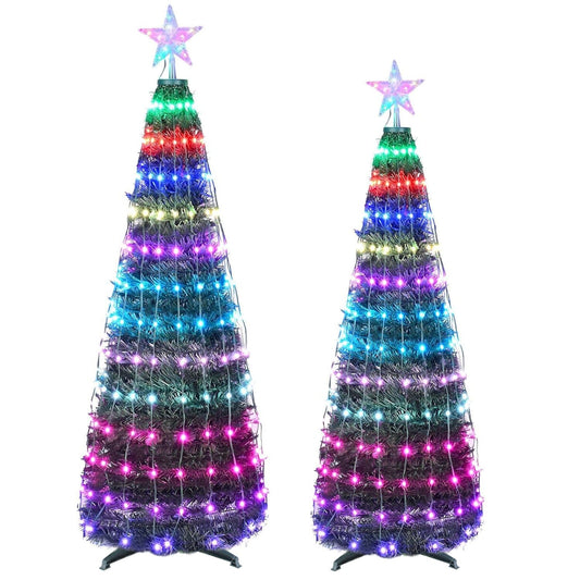 Skorter | LED Light Foldable Christmas Tree Light with Remote Control App Control
