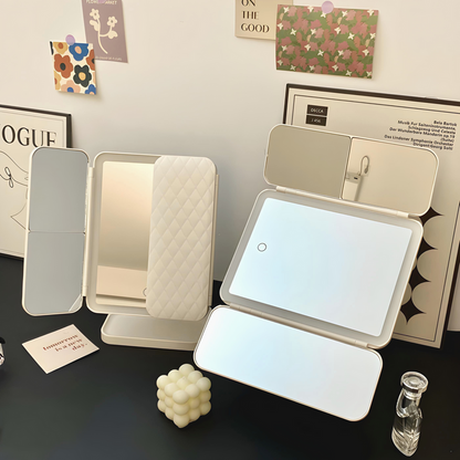 Skorter | LED Makeup Mirror with 3 Light Modes and Magnification