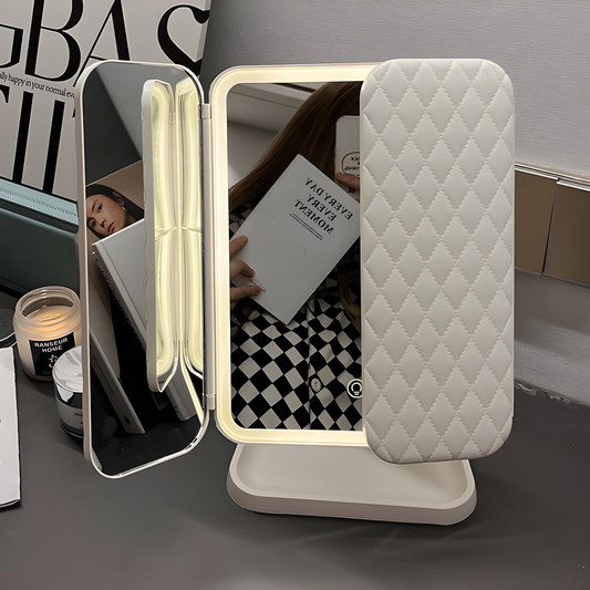 Skorter | LED Makeup Mirror with 3 Light Modes and Magnification
