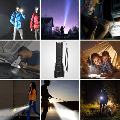 Skorter | LED Rechargeable Zoomable Flashlight