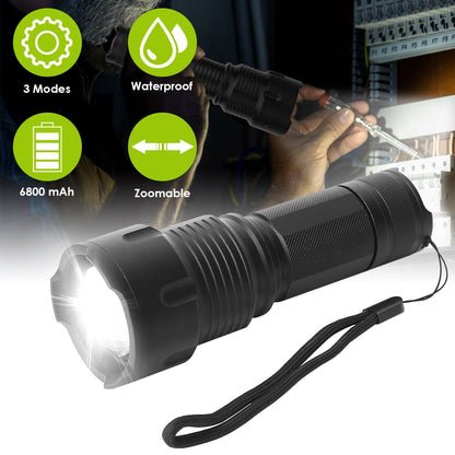 Skorter | LED Rechargeable Zoomable Flashlight