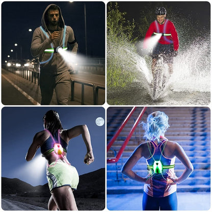 Skorter | LED Safety Vest for Running - ReflectSafe
