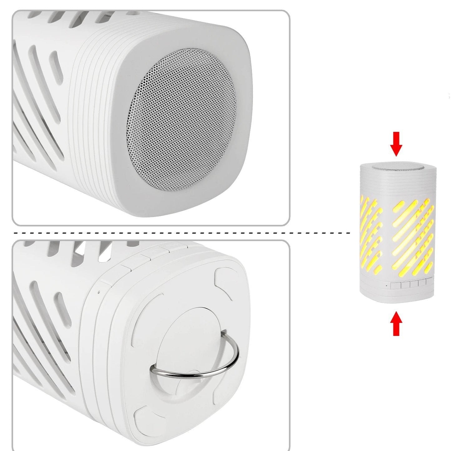 Skorter | LED Smart Touch Bluetooth Speaker Rechargeable Camping Lamp