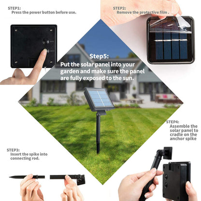Skorter | Solar string lights for outdoor use | Waterproof solar garden lights