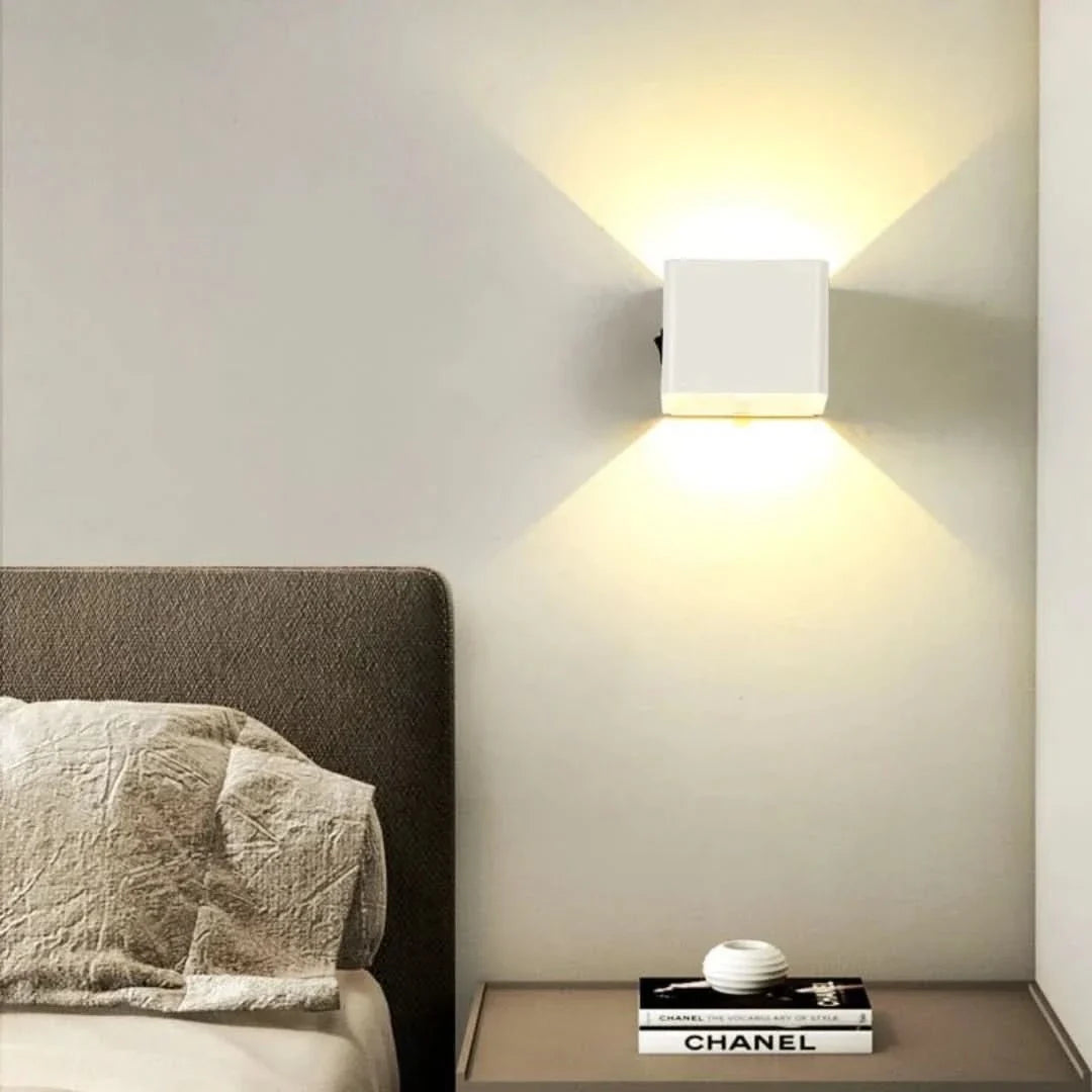 Skorter | Light Cube | Luxury, Wireless Wall Lamp!