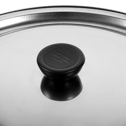 Skorter | CookShield – Universal Stainless Steel Lid for Pans & Woks