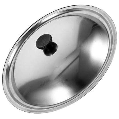 Skorter | CookShield – Universal Stainless Steel Lid for Pans & Woks