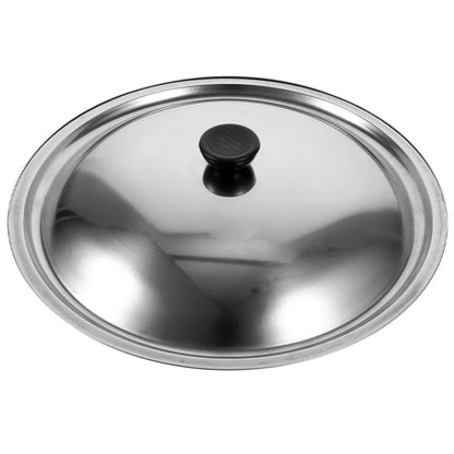 Skorter | CookShield – Universal Stainless Steel Lid for Pans & Woks