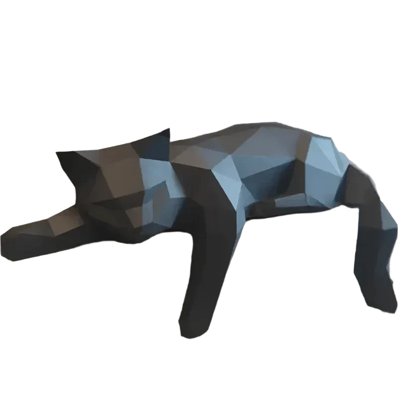 Skorter | Modern Decorative Cat Figurine for Home Interiors