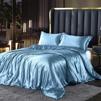 Skorter | Elegant Satin Silk Bedding Set - Luxurious Comfort for Every Night